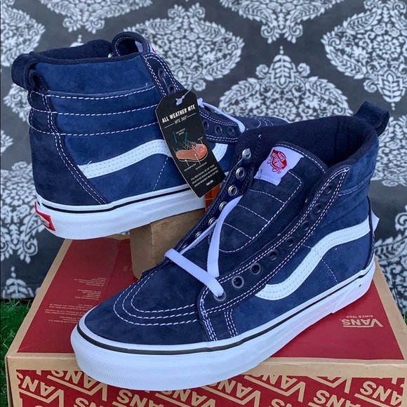 VANS SK8-Hi Mte Navy/True White WMNS - Picture 15 of 16
